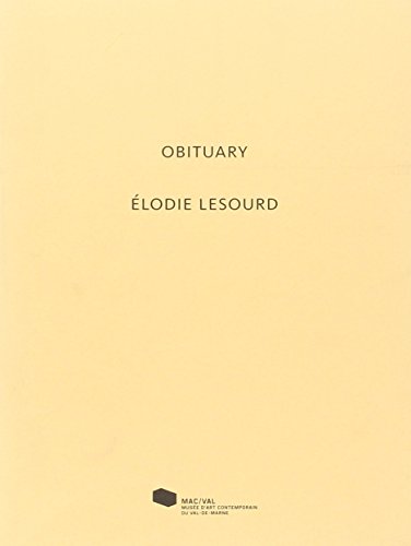 Beispielbild fr Elodie Lesourd. Obituary zum Verkauf von Ammareal