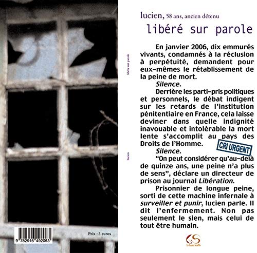Beispielbild fr Libere sur parole zum Verkauf von Librairie La Canopee. Inc.
