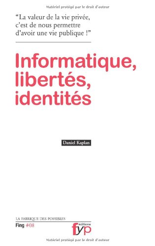 Stock image for Informatique, liberts, identits for sale by Ammareal