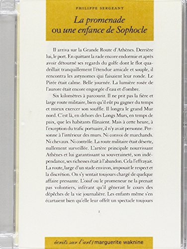 La Promenade ou une Enfance de Sophocle (French Edition) (9782916694078) by Sergeant Philippe