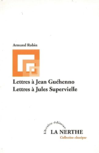 9782916862040: Lettres  Jean Guehenno, lettres  Jules Supervielle