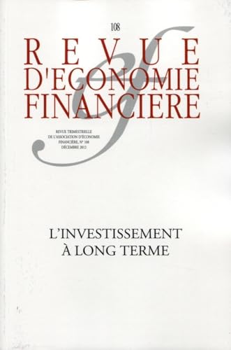 Stock image for L'investissement  long terme. N 108 - Dcembre 2012 for sale by medimops