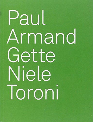 Imagen de archivo de Paul Armand Gette Niele Toroni a la venta por Librairie La Canopee. Inc.