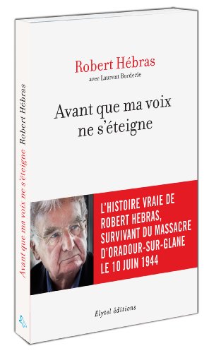 Beispielbild fr Avant que ma voix ne s'eteigne zum Verkauf von LiLi - La Libert des Livres