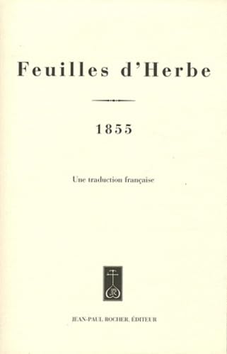 "feuilles d'herbe ; leaves of grass" (9782917411452) by Walt Whitman