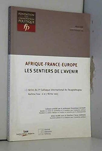 Imagen de archivo de Afrique-France-Europe a la venta por Chapitre.com : livres et presse ancienne