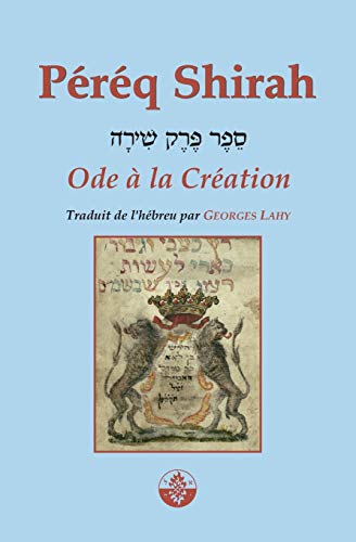 Beispielbild fr Prq Shirah: Ode  la Cration (French Edition) zum Verkauf von Books Unplugged