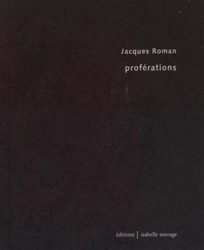 Stock image for Proferations for sale by Librairie Laumiere