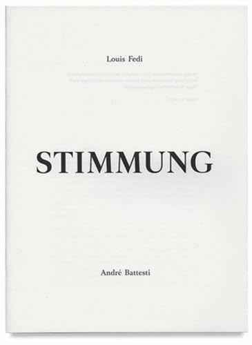 9782917768303: Stimmung