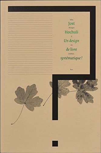 9782917855430: Un design de livre systmatique ?