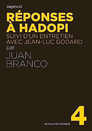 9782918040255: Rponses  Hadopi: Suivi d'un entretien avec Jean-Luc Godard