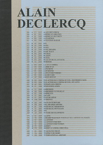 Alain Declercq - Documents ---------- [ Texte en français ]