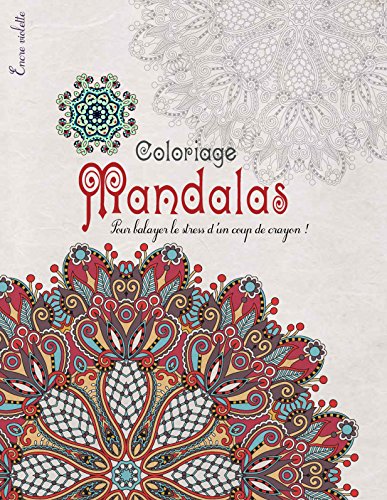 Beispielbild fr Coloriage Mandalas grand Format zum Verkauf von Ammareal