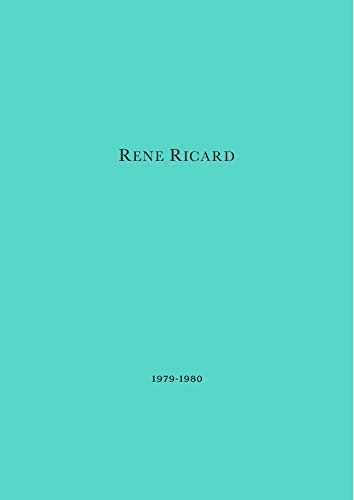 Beispielbild fr Ren Ricard 1979-1980 ------------- [ Bilingue : Franais // ENGLISH ] zum Verkauf von Okmhistoire