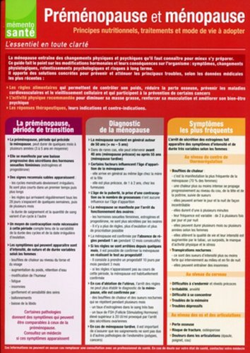 9782918708063: Prmnopause et mnopause Principes nutritionnels, traitements et mode de vie  adopter