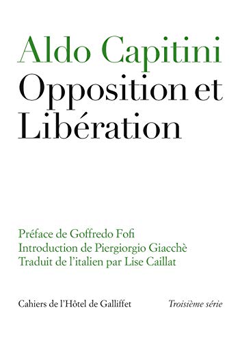 Beispielbild fr Opposition et libration zum Verkauf von Gallix