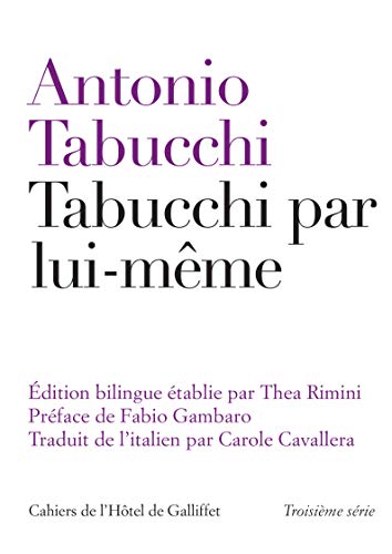 9782919205240: Tabucchi par lui-mme