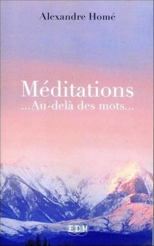 Beispielbild fr Mditations : . Au-del des mots. zum Verkauf von Revaluation Books