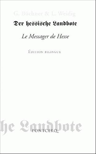 Beispielbild fr Le messager de Hesse Un tract zum Verkauf von Librairie La Canopee. Inc.