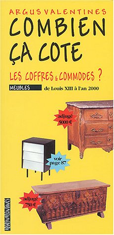 Beispielbild fr Combien a cote : Les coffres et commodes zum Verkauf von medimops