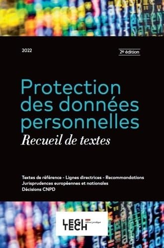 Stock image for Protection des donnes personnelles: Recueil de textes (2022) for sale by Gallix