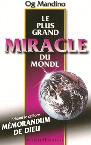 Beispielbild fr Plus Grand Miracle du Monde zum Verkauf von Better World Books