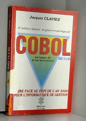 Stock image for LANGAGE DE PROGRAMMATION COBOL ANS 74 A 85 for sale by medimops