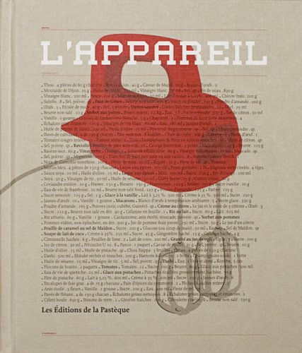 Stock image for L'appareil for sale by Better World Books