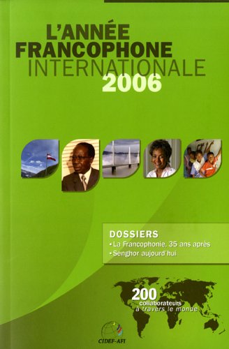 9782922876116: L'anne francophone internationale