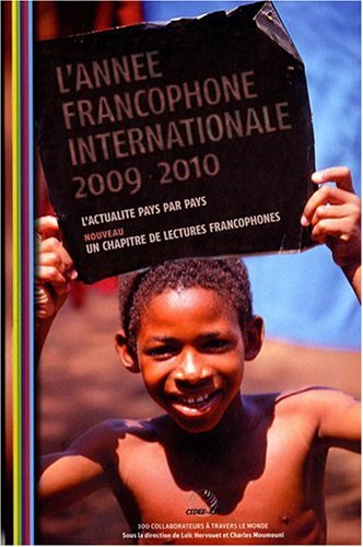 Beispielbild fr L'anne francophone internationale zum Verkauf von medimops
