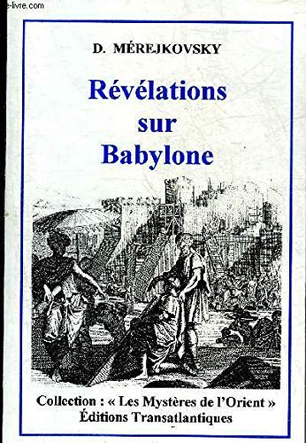 9782922941104: Revelations sur babylone