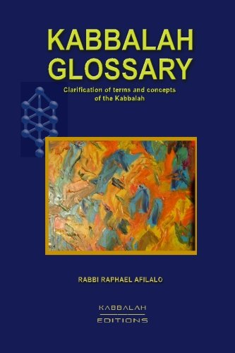 Imagen de archivo de Kabbalah Glossary Explanation of terms and concepts of Kabbalah a la venta por PBShop.store US