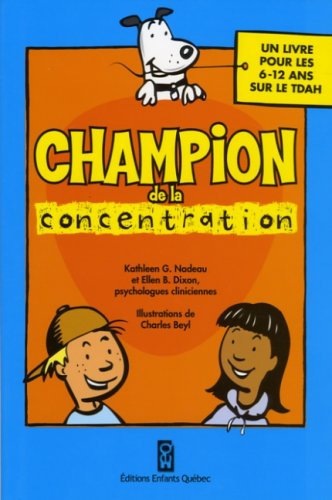 9782923347547: Champion de la Concentration