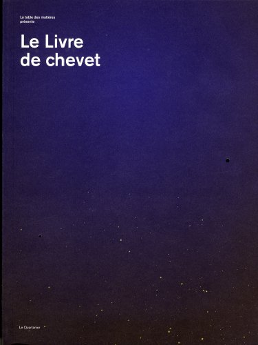 Stock image for Le Livre de Chevet for sale by medimops