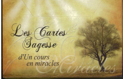 9782923717333: Cartes sagesse d'un cours en miracles