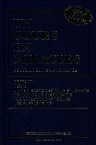 9782923717951: Un cours en miracles