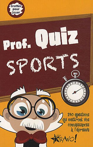 9782923720661: Prof. Quiz Sports
