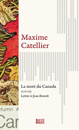 Beispielbild fr Mort du Canada (La) - Lettre  Jean Benot zum Verkauf von Librairie La Canopee. Inc.