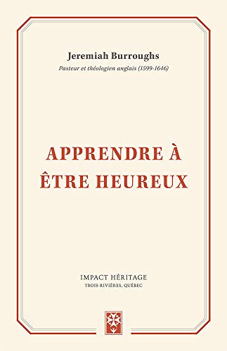 Imagen de archivo de Apprendre  tre heureux (Learning to be Happy) (French Edition) a la venta por GF Books, Inc.