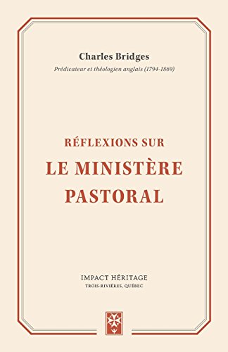 Stock image for Rflexions sur le ministre pastoral for sale by medimops