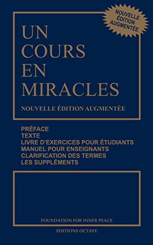 Beispielbild fr Un cours en miracles - Nouvelle dition augmente - Format poche zum Verkauf von Gallix