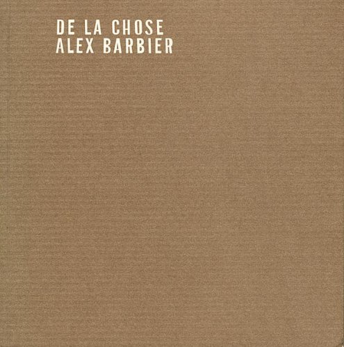 Stock image for De la chose for sale by GF Books, Inc.