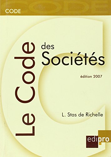 Stock image for Code des Societes (le) for sale by medimops