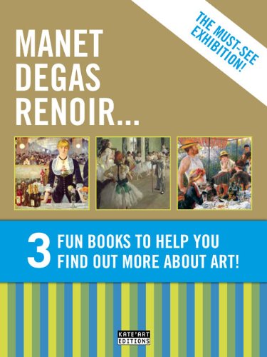 9782930382920: Gold Pack: Manet Degas Renoir: 3 Fun Books to Help You Find Out More About Art!