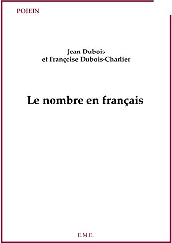 Le nombre en franÃ§ais (9782930481111) by Jean Dubois