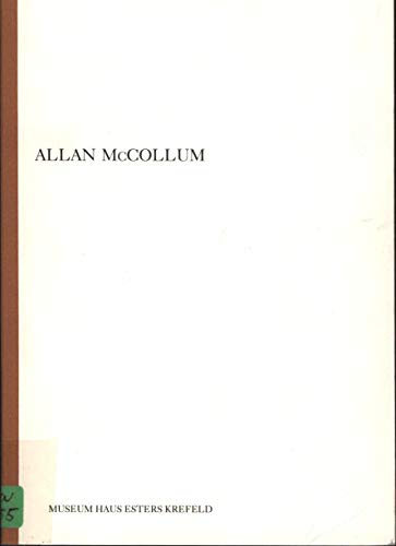 Stock image for Allan McCollum for sale by ANARTIST