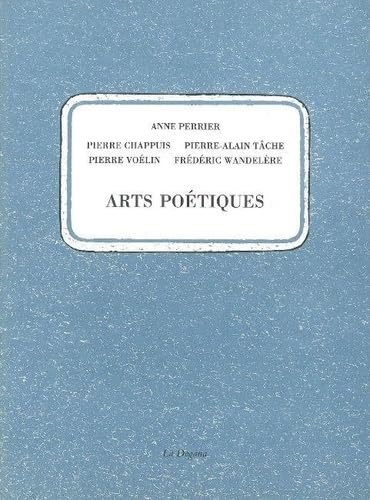 Beispielbild fr Arts potiques zum Verkauf von librairie le Parnasse