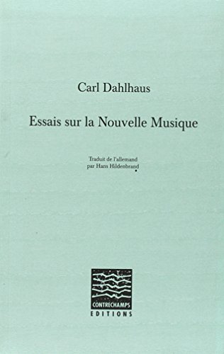 9782940068241: Essais sur la nouvelle musique