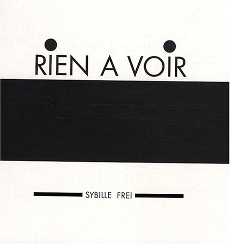 Stock image for Rien  voir for sale by Ammareal