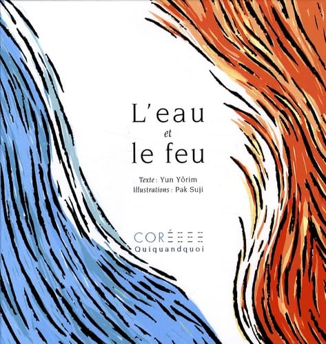 Immagine stock per L'eau et le feu